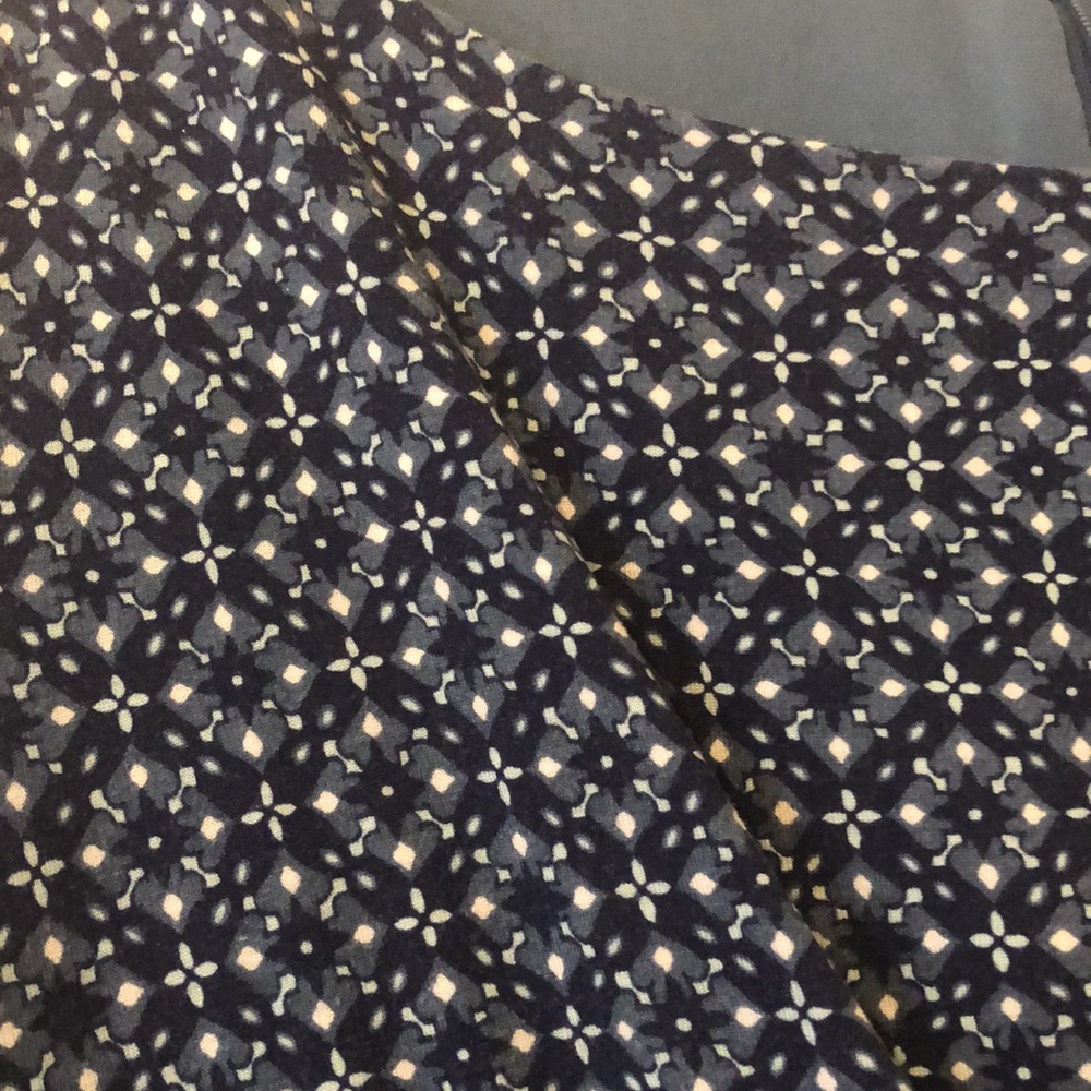 Blue print Loft dress